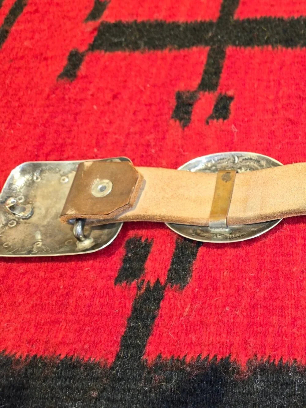 Vintage 1970's Silver Concho Belt - Picture 8 of 10